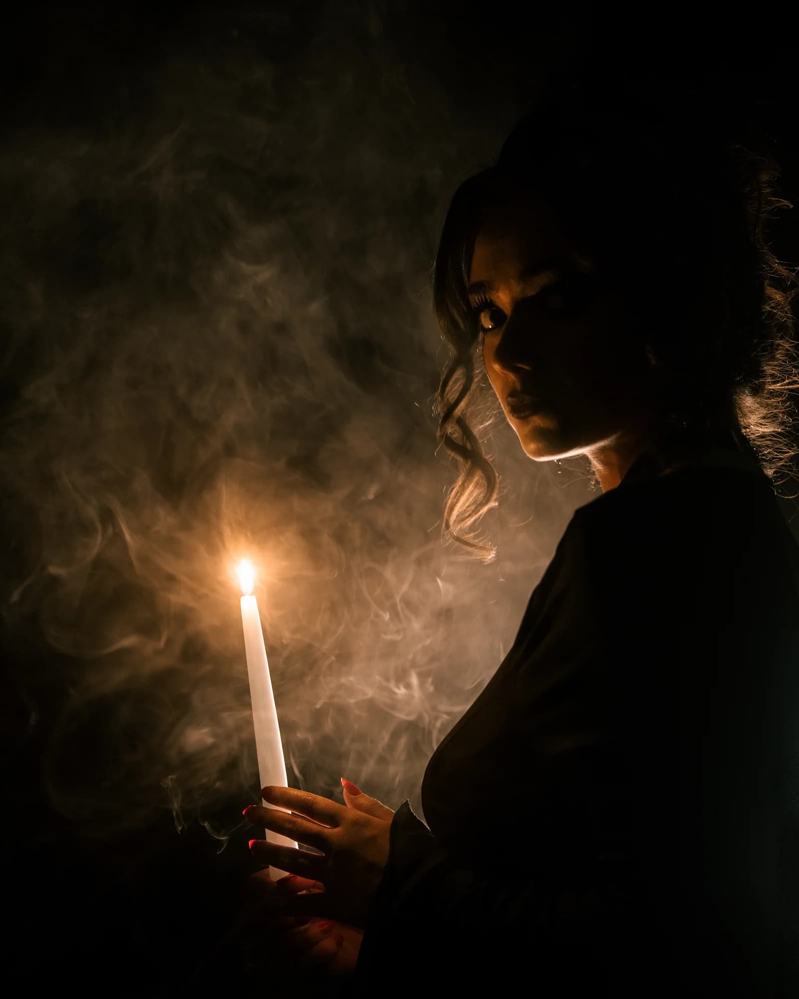 Nastrojowa sesja portretowa - studio fotograficzne Białystok